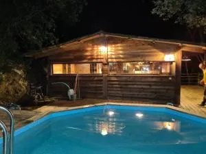 Cabane avec Piscine - Saparale