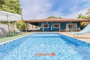 Casa com piscina e churrasqueira em Americana - 苏马雷