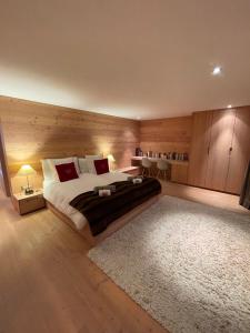 Chalet Les Moulins 5 chambres cheminée piscine sauna parking privé