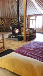 Tentes de luxe Yourte Rosane : photos des chambres
