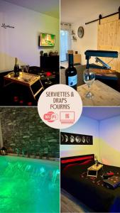 Appartements ღ L-escapade romantique ღ de la Vill-ona - LOVEROOM -Ardeche : photos des chambres