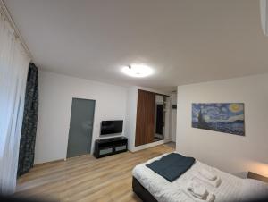 City Center One-Bedroom Apartment with Full Kitchen 5 Min Walk to Parliament