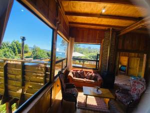 Cabaña los arrayanes full equipada con Tinaja