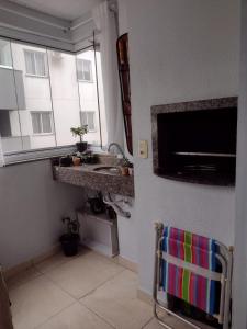 Apartamento praia da vila Imbituba, piscina e vista para o mar