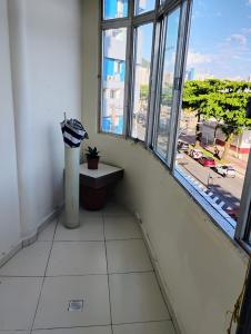 Apartamento de frente a praia com vista para o mar