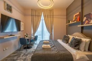 Primestay - Stylish Studio Apartment in Azizi Aura, Dubai - Ghantoot