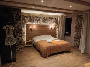 Maisons de vacances Ferme des molieres avec espace detente : photos des chambres