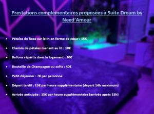Appartements Suite Dream by Need'Amour : photos des chambres