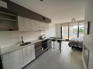 Departamento amoblado de 1 ambiente más 1 sofa cama