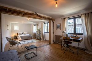 Maisons de vacances hjem Port Blanc A breathtaking setting facing th : photos des chambres