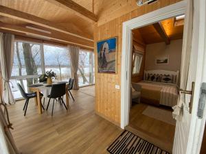 Svedaso Lake House with Sauna