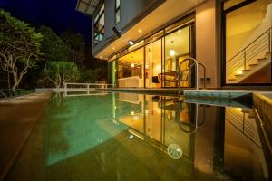 BangT-ao 3-bedroom modern minimalist luxury style private pool holiday villa gym quiet community