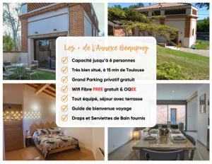 Maisons de vacances Gite de caractere a Beaupuy : photos des chambres