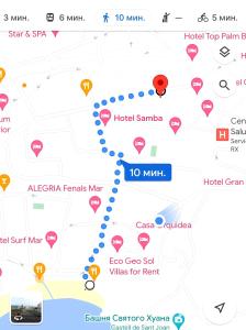 The heart of Lloret Apartments in the center of town