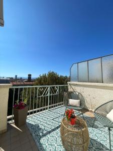 Attico Ellen terrazza con vista