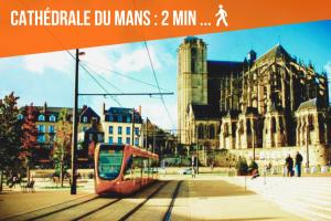Appartements Sweet & Home - Centre-ville & Proche Circuit des 24H - Climatise - Parking - by Le Mans City : photos des chambres