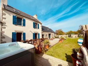 Maisons de vacances Maison Maillots et Bigorneaux, 15 pers, jacuzzi, 40m de la mer : photos des chambres