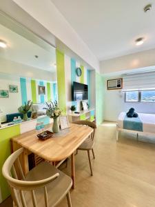 Cozy Studio at Aspira Towers Blue & Green Vibes