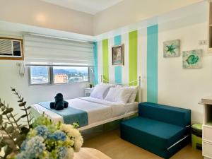 Cozy Studio at Aspira Towers Blue & Green Vibes