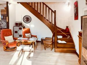 Maisons de vacances Maison au coeur de MARCOLES, 2ch, 4pers, jardin : photos des chambres