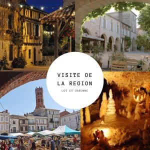 Maisons de vacances Ecrin de paradis Pujols HAUT Piscine-VUE : photos des chambres