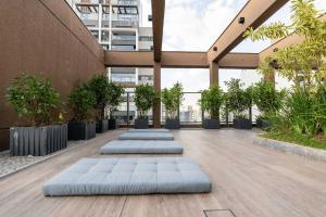 Studio Completo a 100m do Metrô Brooklin HM205