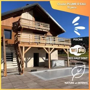 Chalet PLUME D'EAU - jacuzzi, piscine et pétanque - 拉莎贝尔