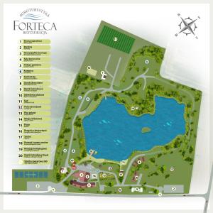 Camping Forteca, parcele kempingowe nad wodą, z WŁASNYM namiotem lub przyczepą