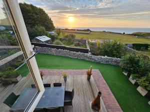 Seaview Home with Private Garden, BBQ, Decking & Fire Pit