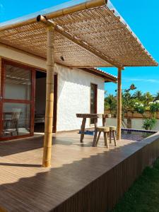 Bangalô com piscina - japaratinga