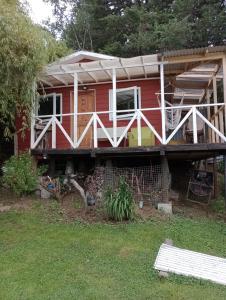 cabaña individual amoblada