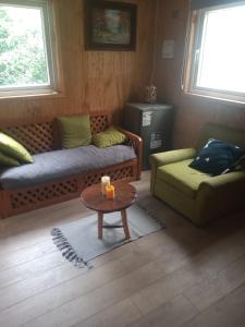 cabaña individual amoblada