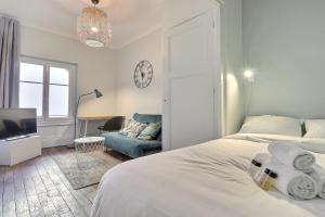 Appartements Modern and Cozy Studio in the Heart of Perrache Lyon : photos des chambres