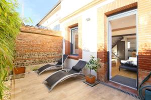 Maisons de vacances NEW- L-Occitane-Maison de standing-Centre-Terrasse : photos des chambres