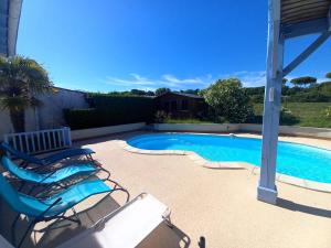 Villas Meschers sur Gironde - SEDUISANT COIN DE PARADIS avec sa PISCINE PRIVEE : photos des chambres