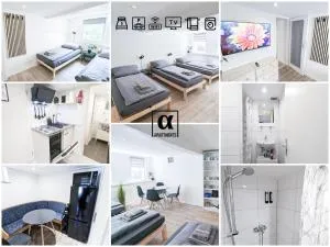 ALFA Ludwigsburg City Apartment 3 Zimmer für 5 Personen l Parkplatz l Bad I Küche l WIFI & SmartTV l Parking l Bathroom l Kitchen - 内卡河畔弗赖贝格