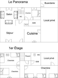 Maisons de vacances Le Panorama sur Beauval, face au Zoo de Beauval : Maison 4 Chambres