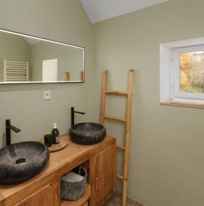 B&B / Chambres d'hotes Moulin Renaudiots - Maison d'hotes : Chambre Double - Vue sur Piscine - Rolin