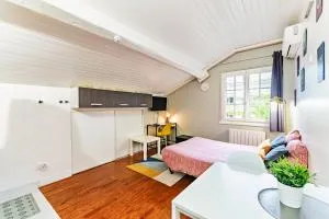 Charmant studio cosy climatisé et parking securisé à proximité du centre ville de lyon - Écully