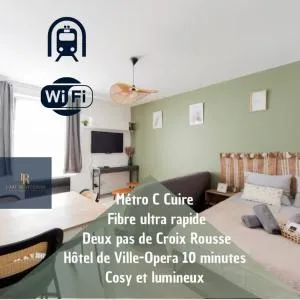 Art de recevoir - L'Écrin de Margnolles - Croix Rousse - Métro C-Cuire - 卡威尔奎 Art de recevoir - L'Écrin de Margnolles - Croix Rousse - Métro C-Cuire - 卡威尔奎