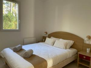 Maisons de vacances Chalet paisible a la plage, piscine et tennis : photos des chambres