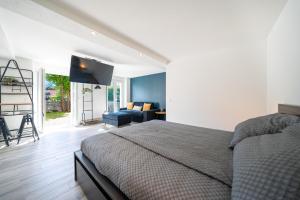 Modern Studio with Private Jacuzzy and Garden