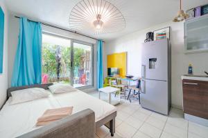 Rez de jardin à 500 m de la plage