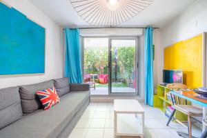 Rez de jardin à 500 m de la plage