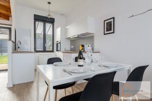 Appartements Agreable Maisonnette a Proximite d-Eurexpo : photos des chambres