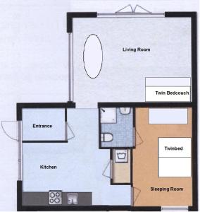 Guesthouse 70m2 with private garden and free parking