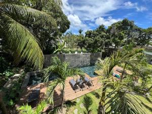 Jardin sur la mer de Pointe aux Canonniers