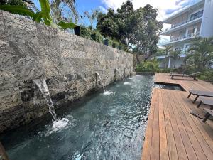 Jardin sur la mer de Pointe aux Canonniers