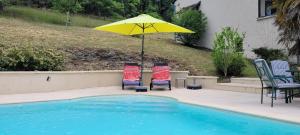 Maisons de vacances Domaine pour 8 personnes avec piscine : photos des chambres