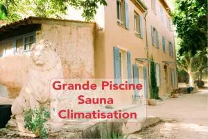 Gîte dans Bastide Provençale, Piscine & Sauna - Plan dʼAups
